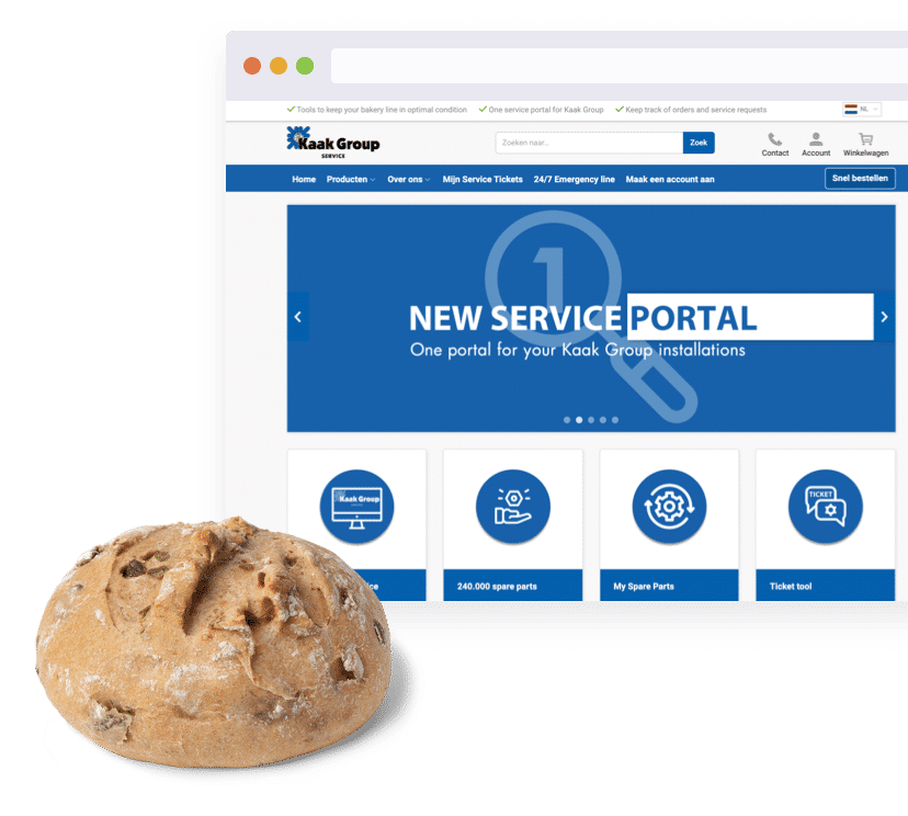 Kaak group Service Portal